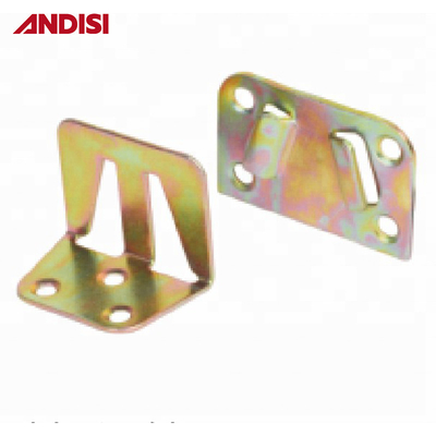 Mobiliário de quarto Acessórios de cama de metal Estrutura de trilho de canto Bracket com materiais duráveis