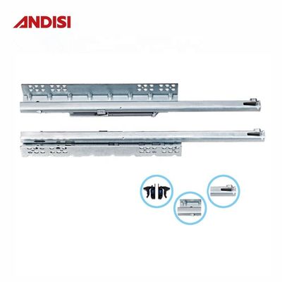 ANDISI V2 Submontado Slide Clips de gaveta Fecho suave para armários de móveis de extensão única