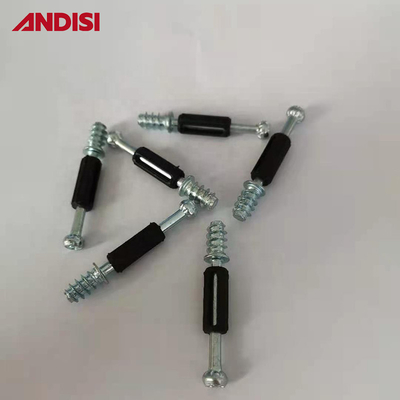 Parafusos mini fixos de aço e plástico para acessórios de móveis de design moderno