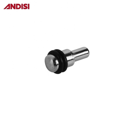 Pins de apoio de prateleira de armário resistente 5 mm com anéis de borracha e acabamento revestido de níquel