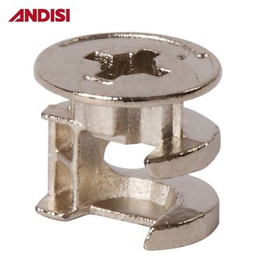 Acessórios para móveis de liga de zinco Acessórios para móveis de liga de cam Excentric Cam Mini Fix KD