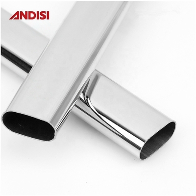 Rodas de ferro pendente de tubo oval de aço cromado duro para guarda-roupa de design moderno