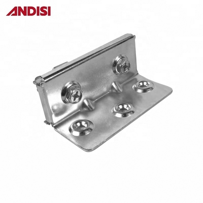 Mobiliário de quarto Hardware Conexão de Metal Corner Bracket de cama para madeira Metal Quadro de cama