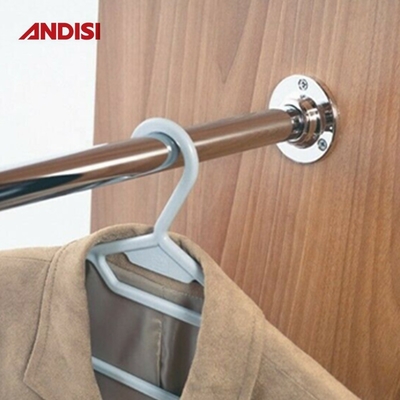 Tubo de guarda-roupa preto elegante para guarda-roupa e roupas