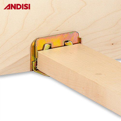 Mobiliário de quarto Acessórios de cama de metal Estrutura de trilho de canto Bracket com materiais duráveis