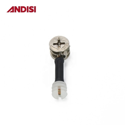 Mini Fix Mobiliário plástico Dowel parafuso de ligação para o design moderno e mais