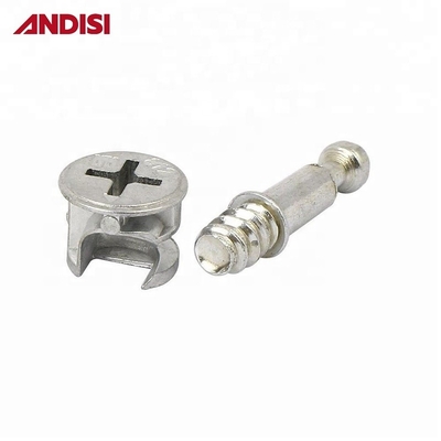Armário de escritório de design moderno Conexão de liga de zinco Fittings KD Mini IFX excêntrico Cam Lock para móveis
