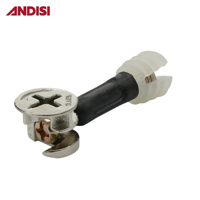 Armário de escritório de design moderno Conexão de liga de zinco Fittings KD Mini IFX excêntrico Cam Lock para móveis