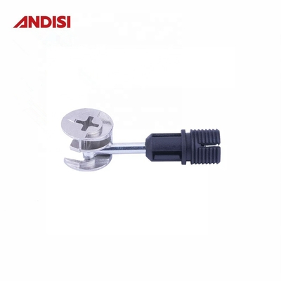 Conexão de mesa de mobiliário Mini Fix Assembly 3 em 1 KD-Fittings Zinc Plated Quick Release Bolto M8 M10