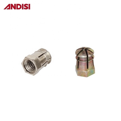 Mini Fix Nuts e Bolts para Madeira M6 Alumínio de zinco de latão Insert Nut by ANDISI Furniture