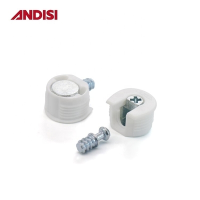 Parafusos de aço revestidos com zinco Foshan Móveis de plástico Conector Rafix para madeira