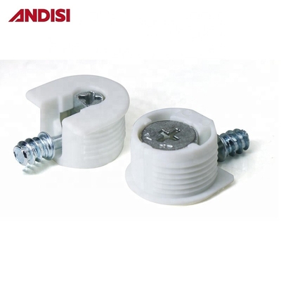 Parafusos de aço revestidos com zinco Foshan Móveis de plástico Conector Rafix para madeira