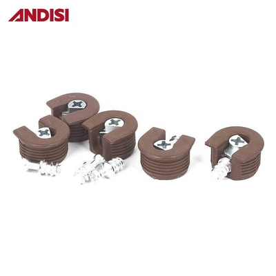 Parafusos de aço revestidos com zinco Foshan Móveis de plástico Conector Rafix para madeira