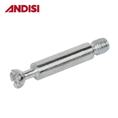 M6 M6.2 Parafusos de ligação para móveis de madeira metálica Mini Fix Excentric Bolts