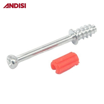 7.3mm Diâmetro Mobiliário para conectar parafusos para madeira usando Mini Fix Excentric Screw