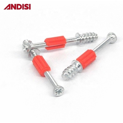 7.3mm Diâmetro Mobiliário para conectar parafusos para madeira usando Mini Fix Excentric Screw