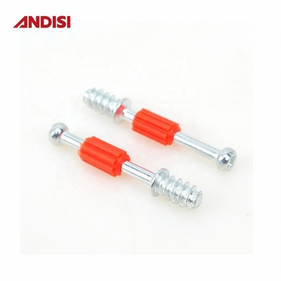 7.3mm Diâmetro Mobiliário para conectar parafusos para madeira usando Mini Fix Excentric Screw