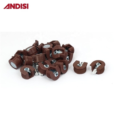 Armazém de mobiliário de madeira Conector Rafix 2 em 1 Conector de articulação excêntrica de plástico