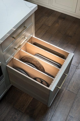 Moderno estilo V6 Slides de gaveta submontada suave fechado Capacidade de carga 30kg para cozinha