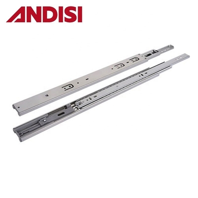Armário de móveis Telescópica de extensão completa Push to Open Drawer Rails Channel Ball Bearing Drawer Slides
