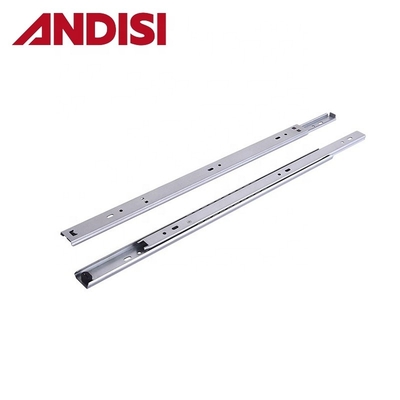 Corredor de gaveta de móveis de duas vias 27 mm com espessura de 1,2 / 1,2 mm e garantia de vida
