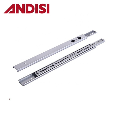 Corredor de gaveta de móveis de duas vias 27 mm com espessura de 1,2 / 1,2 mm e garantia de vida
