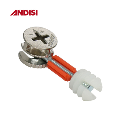 Outras peças de mobiliário D15x12 Alumínio de zinco Roda de camas excêntrica Mini Fix KD Fittings