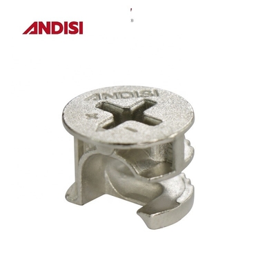 Outras peças de mobiliário D15x12 Alumínio de zinco Roda de camas excêntrica Mini Fix KD Fittings