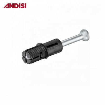 M8 Mini Fixes de ligação conjunta rápida de aço e plástico para armário em embalagem de correio