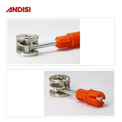 Acessórios de conexão de móveis de design moderno 2 em 1 Cam Lock Mini Fix Fixações para móveis