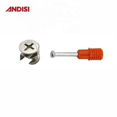 Acessórios de conexão de móveis de design moderno 2 em 1 Cam Lock Mini Fix Fixações para móveis