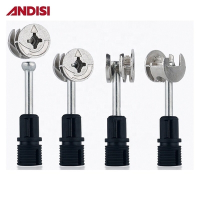 Acessórios de conexão de móveis de design moderno 2 em 1 Cam Lock Mini Fix Fixações para móveis