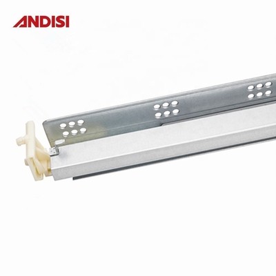 500 mm de aço laminado a frio suave fechado Slide de gaveta submontada para móveis de tipo americano