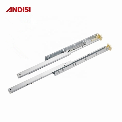 500 mm de aço laminado a frio suave fechado Slide de gaveta submontada para móveis de tipo americano
