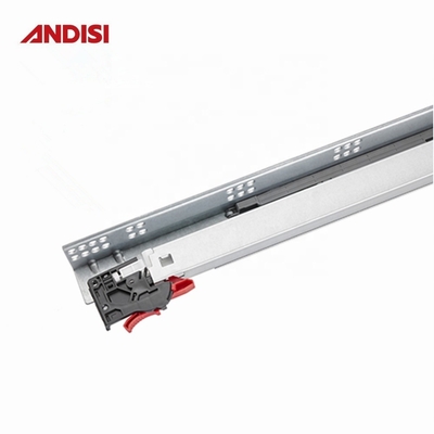 500 mm de aço laminado a frio suave fechado Slide de gaveta submontada para móveis de tipo americano