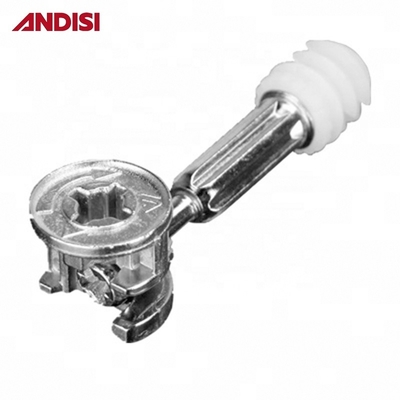 Mini Fix Dowel Fastener Alumínio de zinco Cam excêntrico para móveis Conectando 3 IN 1 parafuso