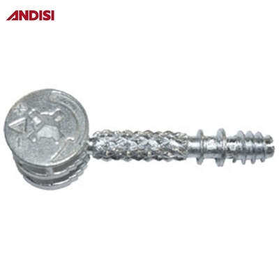 Mini Fix Dowel Fastener Alumínio de zinco Cam excêntrico para móveis Conectando 3 IN 1 parafuso