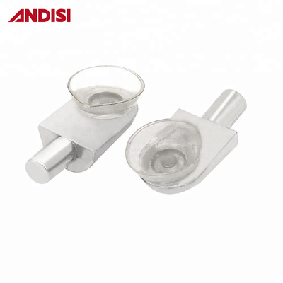 Ligação de zinco 6 mm Peg de suporte de prateleira para pinça de vidro Bracket Outro equipamento de mobiliário