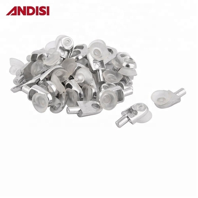 Ligação de zinco 6 mm Peg de suporte de prateleira para pinça de vidro Bracket Outro equipamento de mobiliário