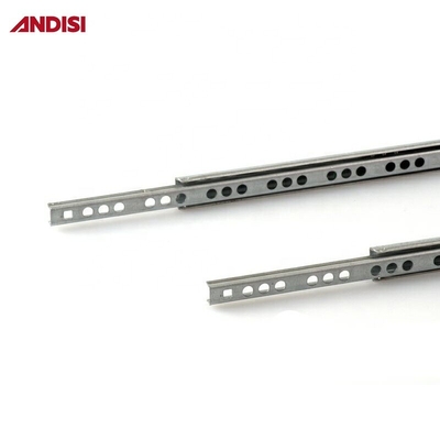 Folha galvanizada 1.0x1.0 mm 17 mm Mini Slides de gaveta com 50000 ciclos Garantia de vida