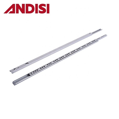Folha galvanizada 1.0x1.0 mm 17 mm Mini Slides de gaveta com 50000 ciclos Garantia de vida