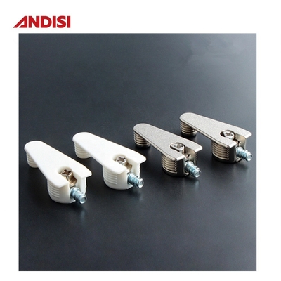 Conector de prateleira de plástico de cam e acessórios de fechadura