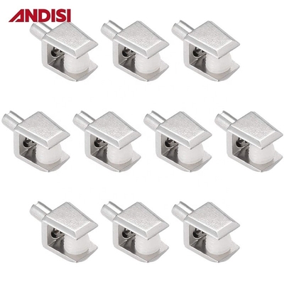 Porta-prateleiras ajustável Mini Clamps de vidro de liga de zinco