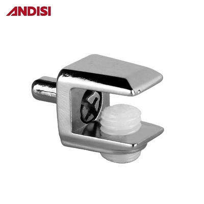 Porta-prateleiras ajustável Mini Clamps de vidro de liga de zinco