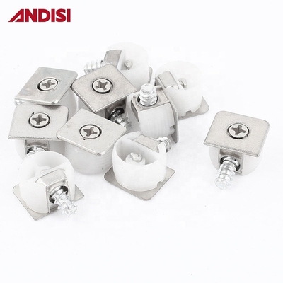 Y Embalagem de correio Móveis de plástico Hardware Instalação conjunta Brackets de ligação Conectores suportes de prateleira