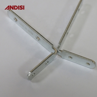 Mobiliário de madeira em forma de L Bracket conector com material de ferro e 39.5x39.5x13mm Tamanho