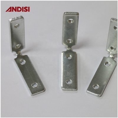 Armazém de madeira de ângulo direito, bracket de canto com fio de parafuso, material de ferro revestido de zinco