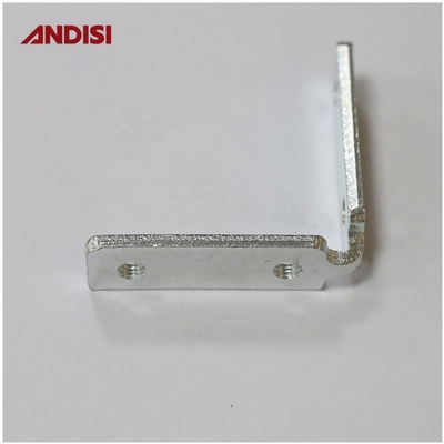 Armazém de madeira de ângulo direito, bracket de canto com fio de parafuso, material de ferro revestido de zinco