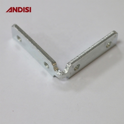 Armazém de madeira de ângulo direito, bracket de canto com fio de parafuso, material de ferro revestido de zinco