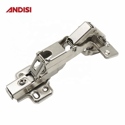 Cadeia de porta de cozinha de sobreposição completa CLIP ON Soft Close Hinge para móveis de escritório em casa